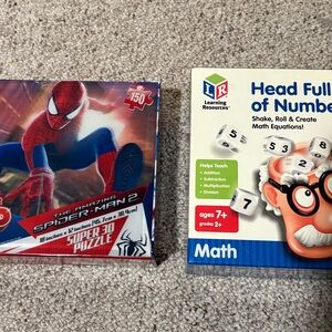 Spider-Man Super 3D Puzzle and Learning Resources Math Game